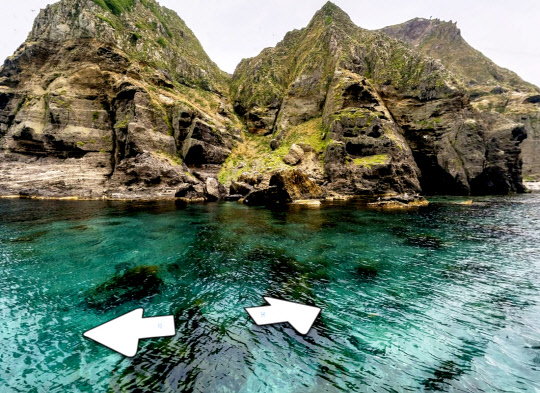 네이버지도 독도 거리뷰 이미지<네이버 제공>